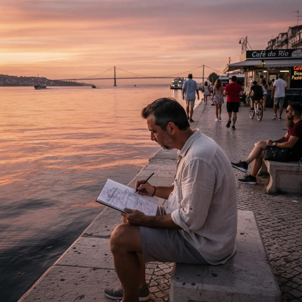 Modern office workspace